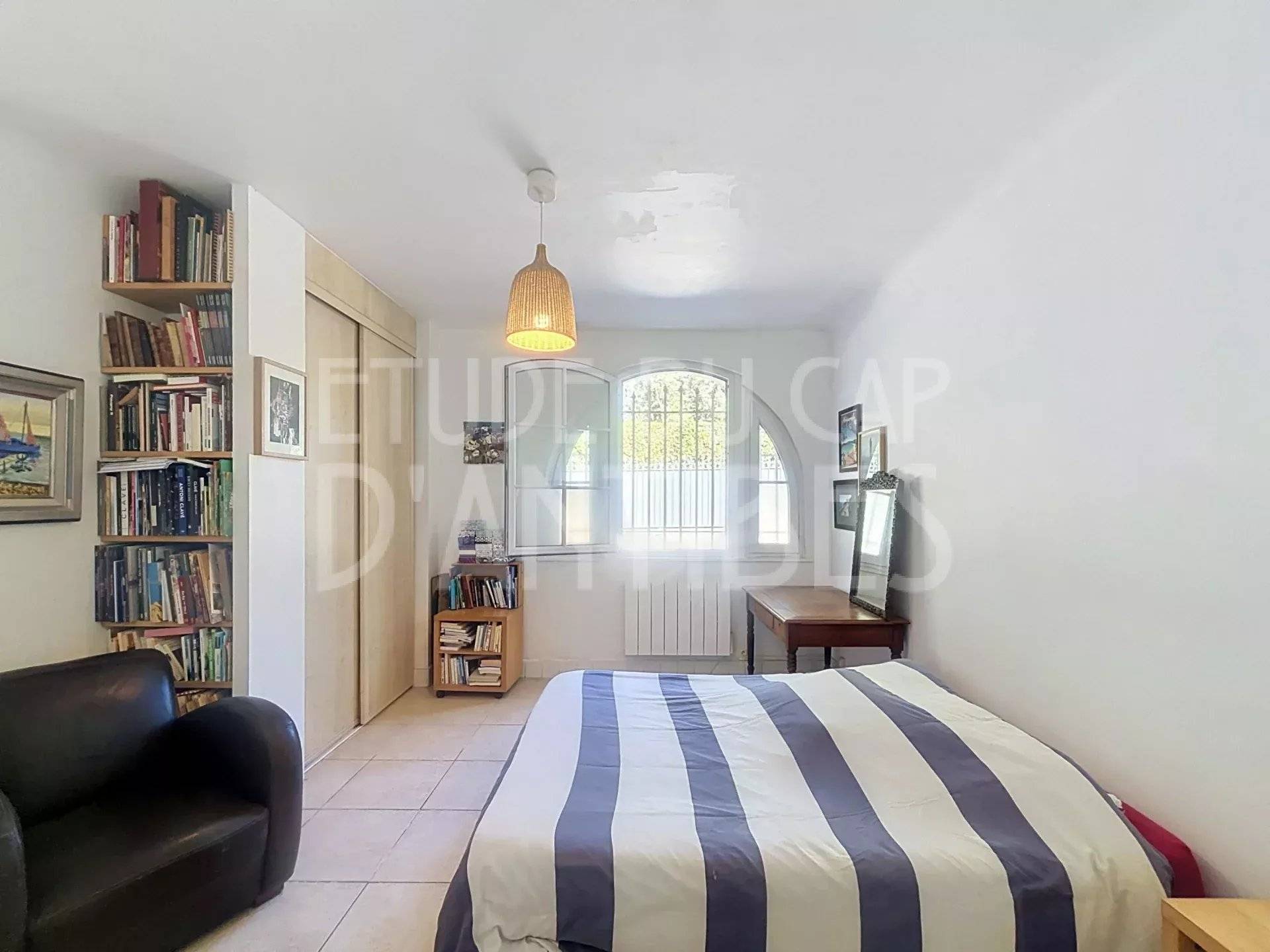 Chambre du duplex 4 pièces au Cap d'Antibes