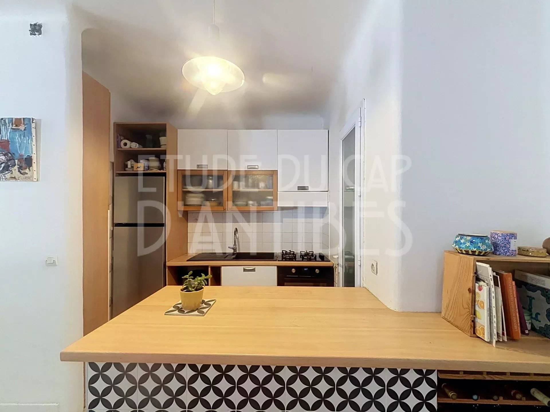 Cuisine américaine du duplex 4 pièces au Cap d'Antibes